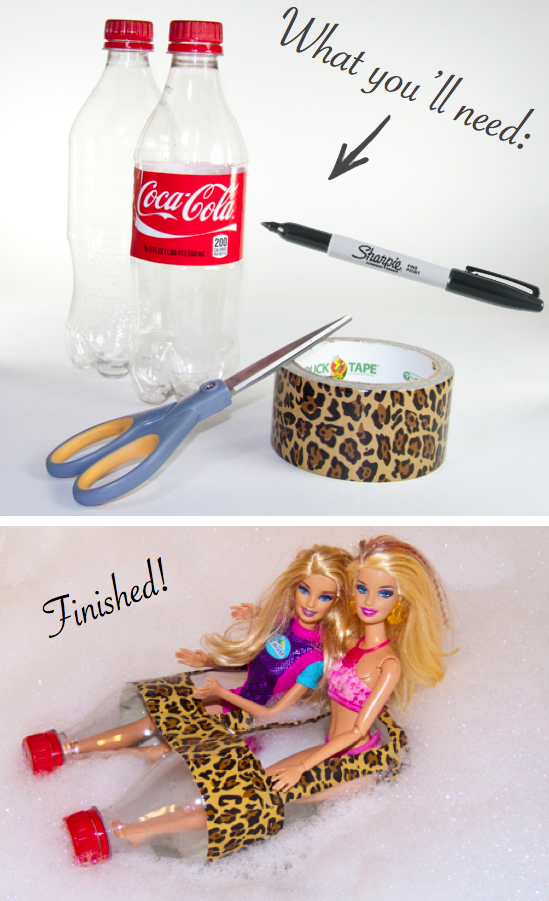 DIY Barbie Bottle Boat