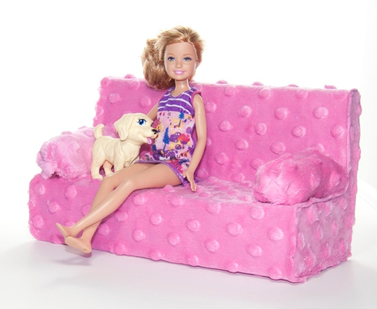 Easy DIY Barbie Couch