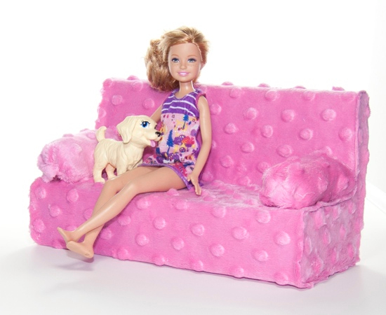 Barbie best sale sofa diy