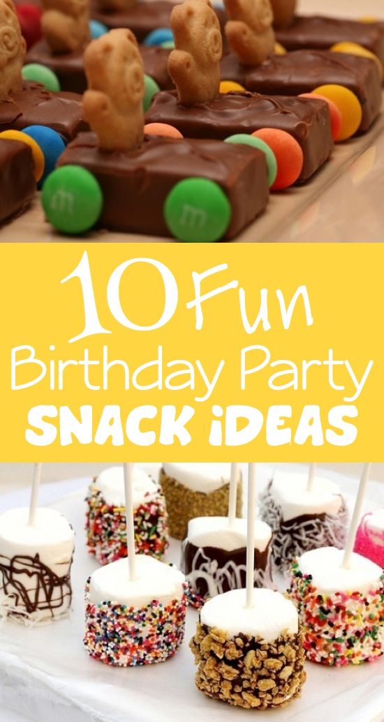 The cutest birthday snack ideas for kids!