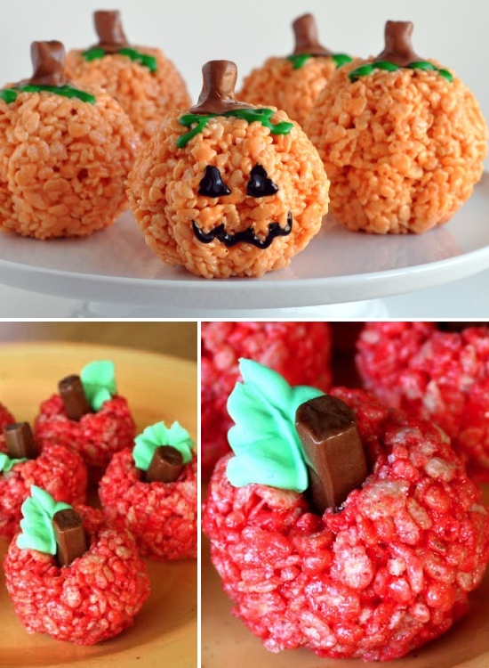 Lots unique and fun rice krispie treat ideas!