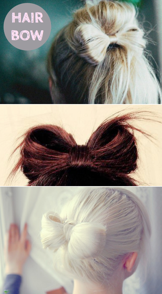 How To Do Hair Bow Hairstyle 