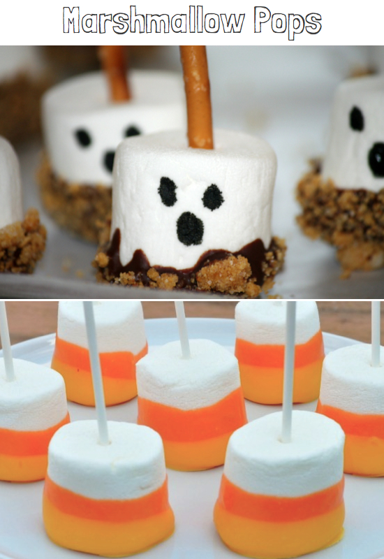 Creative Marshmallow Halloween Snacks