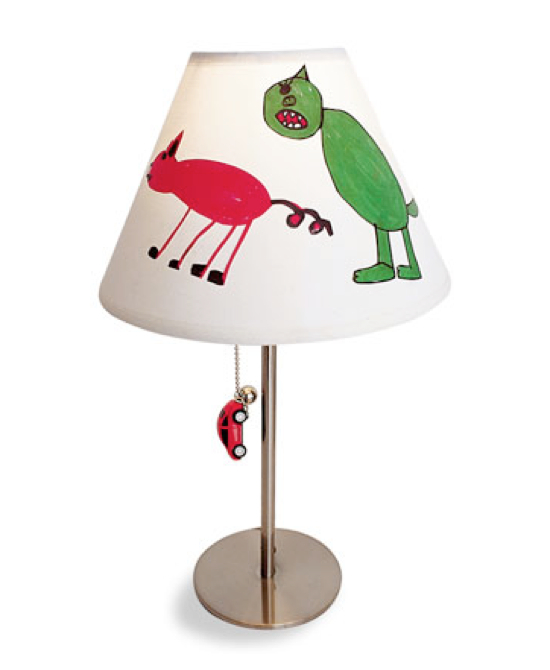 Craft Lamp Shades on Kids Lamp Shade Crafts