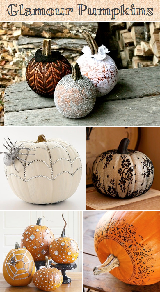 Lots of really cute pumpkin ideas that don't require any carving!