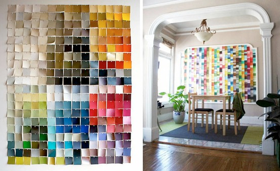 18 Paint chip craft ideas. Why hadn't I thought of these?? 