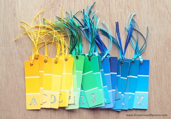 18 Paint chip craft ideas. Why hadn't I thought of these?? 