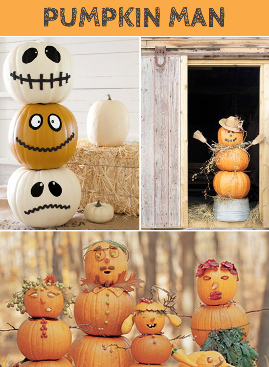 Lots of really cute pumpkin ideas that don't require any carving!