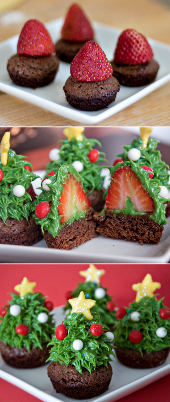 Tons of really creative Christmas cupcake ideas!!