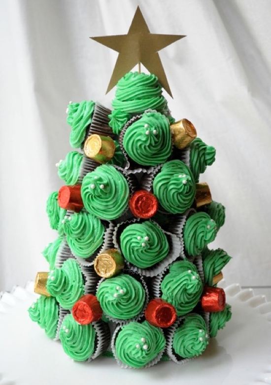 Cupcakes Christmas Tree 