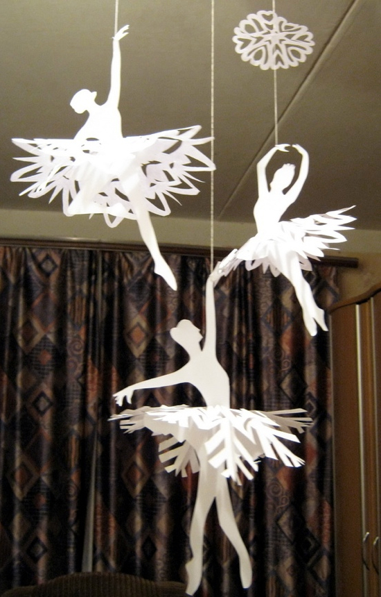 ballerina snowflakes