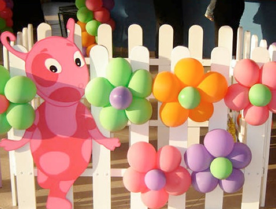 Balloon Decoration Ideas Kids Kubby - Balloon Decoration For Birthday At Home Ideas