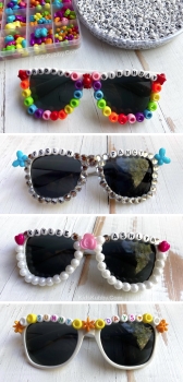 DIY Beaded Sunglasses (Fun Craft Idea For Kids!)