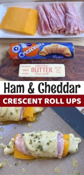 Ham & Cheese Crescent Roll-Ups (Easy Lunch Idea For Kids!)