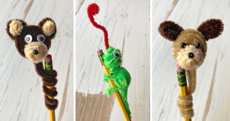 Easy Pipe Cleaner & Bead Snake Craft for Kids
