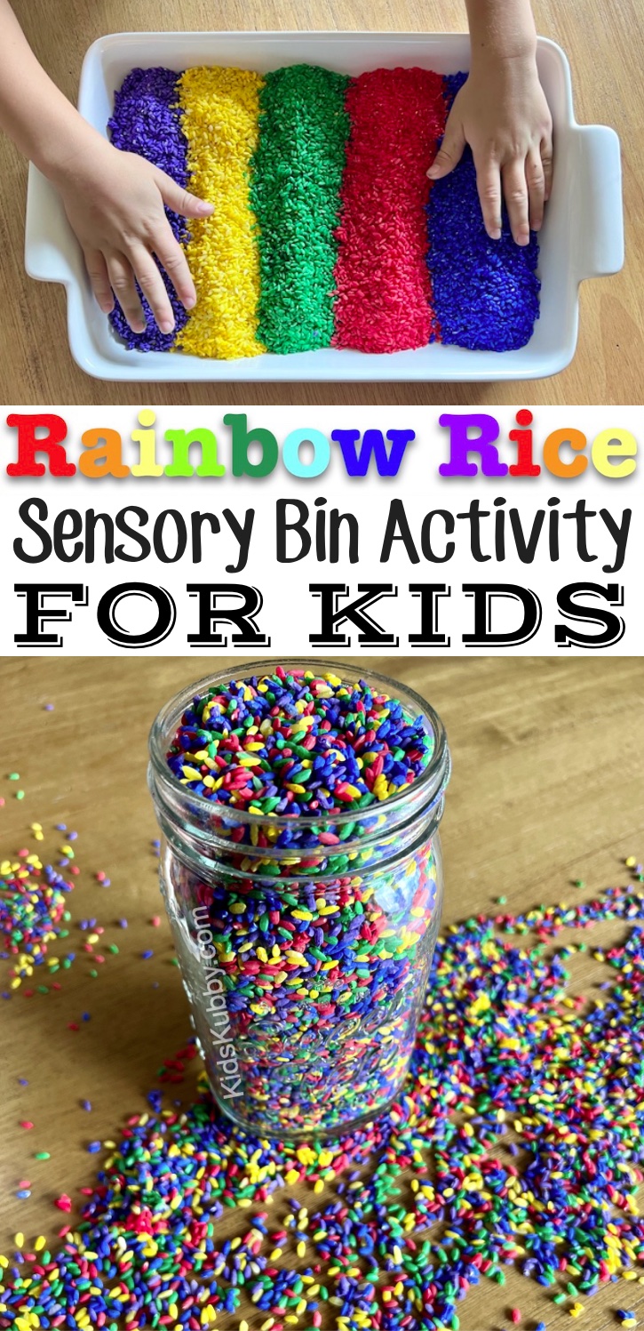 2 Fast and Easy Ways to Make Rainbow Rice - Kids Kubby