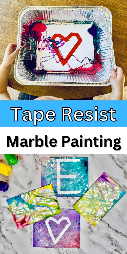 Painting With Marbles - Kids Kubby