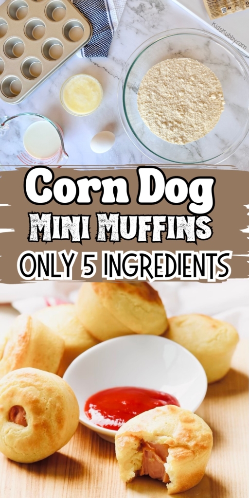 Mini Corn Dog Muffins - Only 5 Ingredients