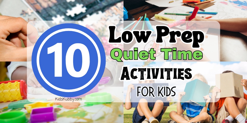 Quiet Time Kids Activities with Materials You Have at Home! - How Wee Learn