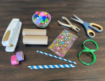 Toilet Paper Roll Binoculars (Easy Craft Idea For Kids)