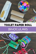 Toilet Paper Roll Binoculars (Easy Craft Idea For Kids)