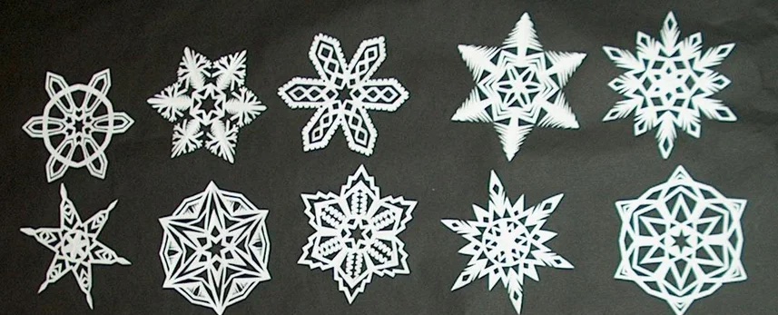 EASY Paper snowflake in 5 minute craft - Paper snowflake - DIY 