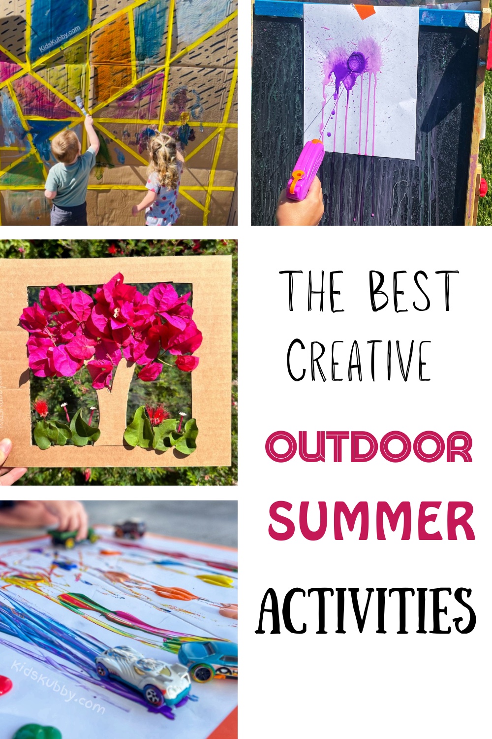 Unplug your kids and get outside this summer and ignite their creativity with these exciting, action-packed activities for making it a fun, colorful and unforgettable summer!