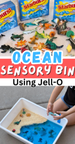 Under The Sea Jell-O Sensory Bin - Kids Kubby