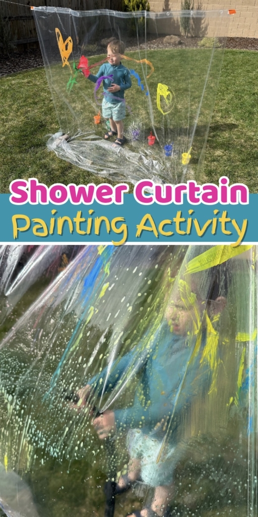 Shower Curtain Painting - Kids Kubby