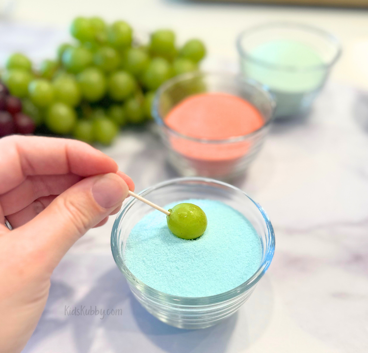 The best recipe for candy grapes ever! 