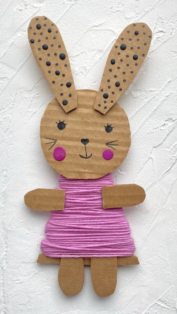 Adorable Cardboard Bunnies