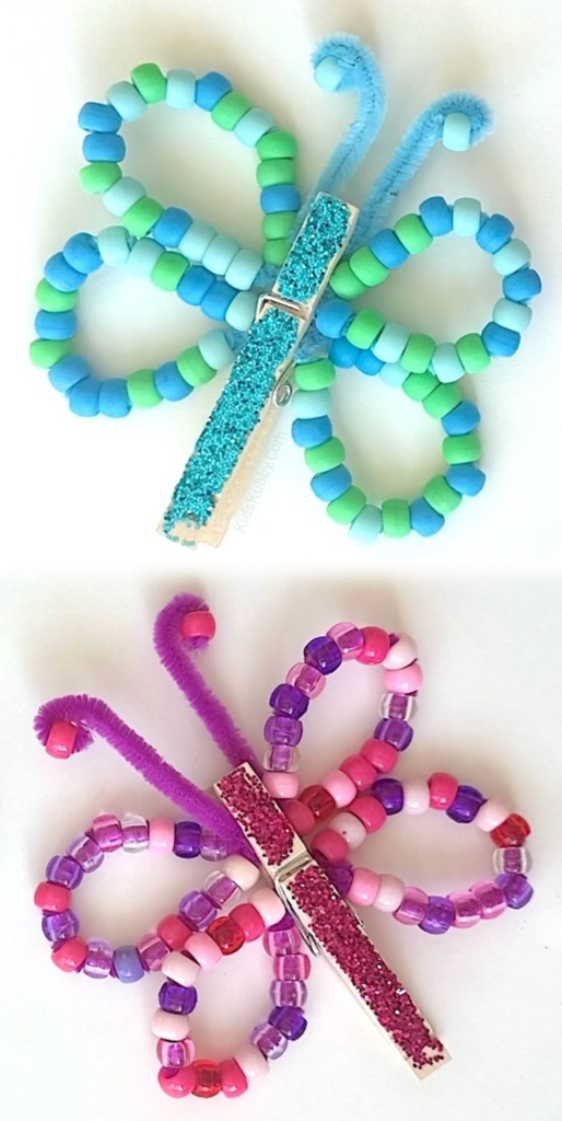 Beaded Pipe Cleaner Butterflies (With Step-by-Step Instructions)