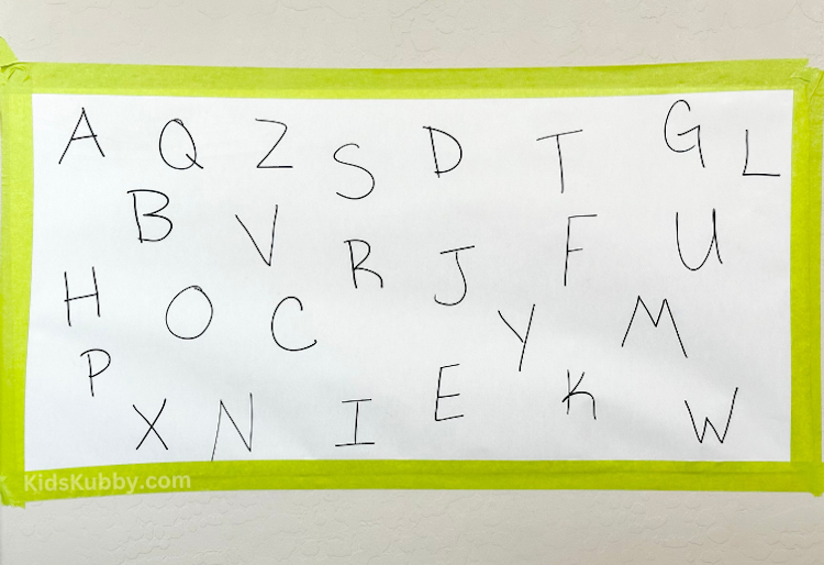 Amazing literacy activity to help kids learn to read! Letter matching is the perfect way to help with letter recognition and more. Simple to make with cheap dollar store craft supplies. 