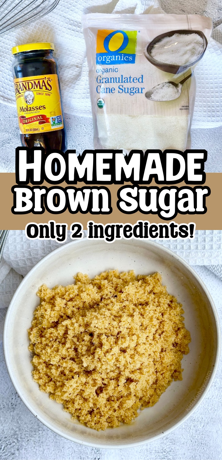 Are you looking for an easy recipe that makes every baked good even better? Try making brown sugar from scratch with this easy 5 minute recipe. Never use dried out, store bought brown sugar again!