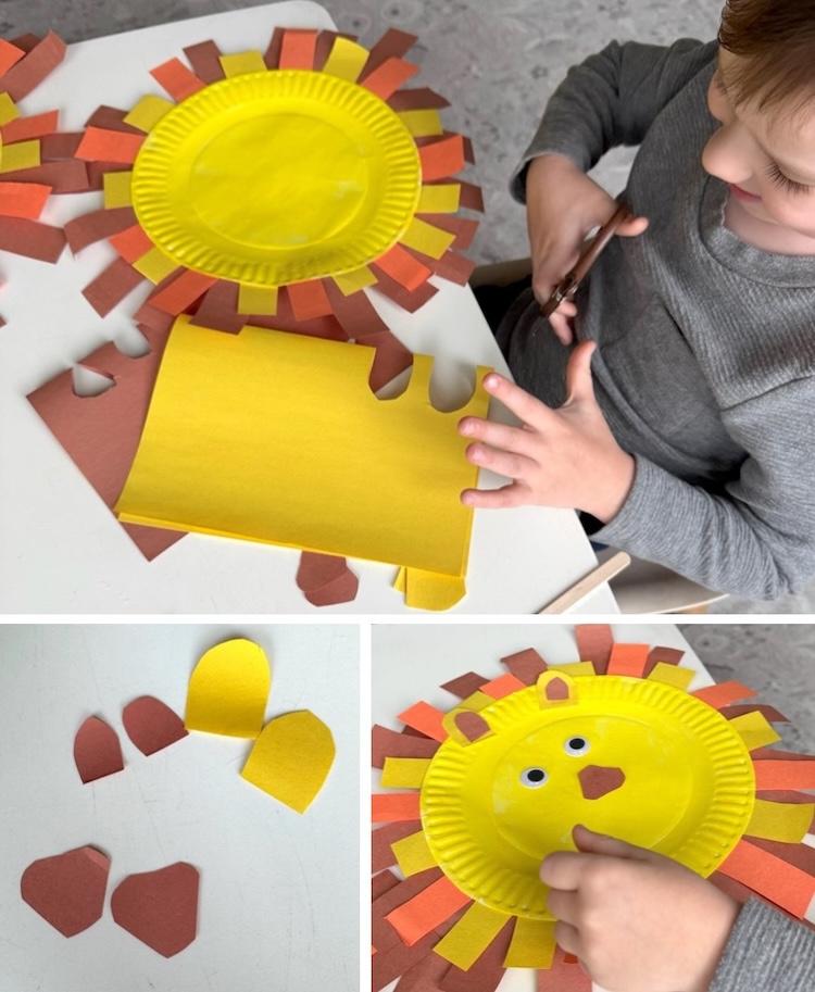 Easy and fun paper plate craft for toddlers and preschoolers.