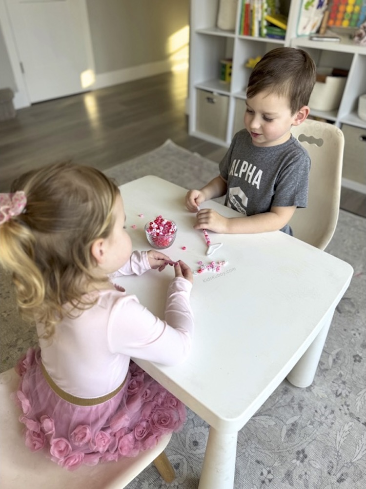 Preschool craft for Valentine's Day!