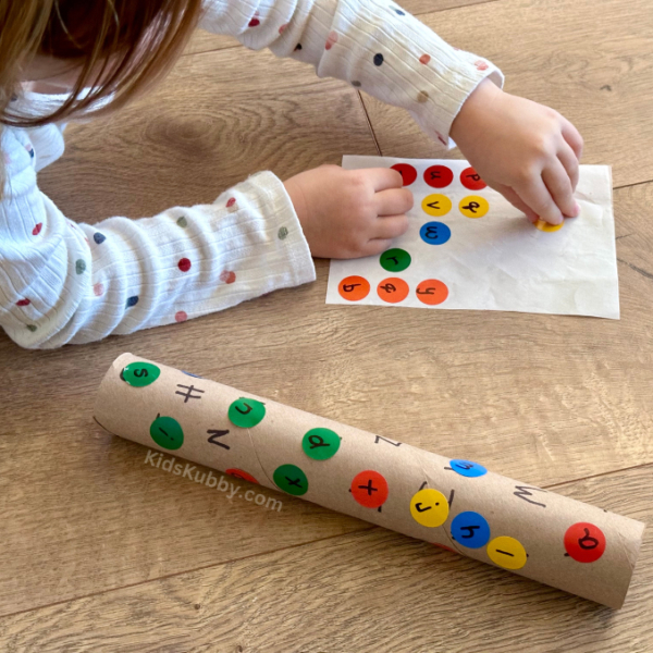 An easy way to teach kids letter recognition.