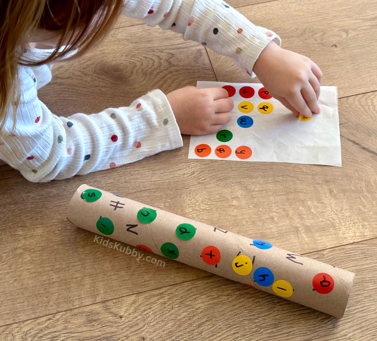 An easy way to teach kids letter recognition.